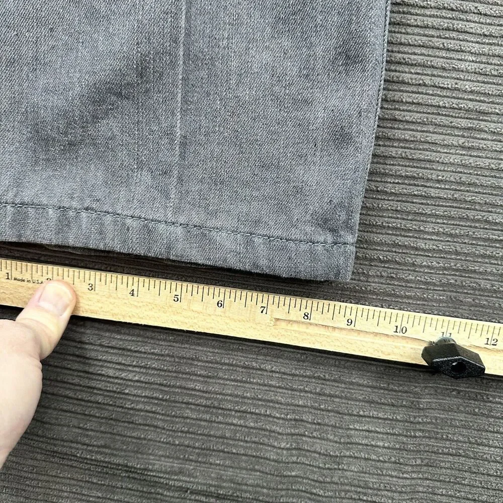 SouthPole Loose Straight Jeans Men 40/32 (Measured 38/32) Gray Cotton‎ Baggy.